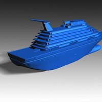 Toy Cruise Ship 11In - Thumbnail 4
