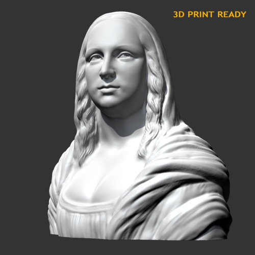Mona Lisa 3D print model 3D Print 468910