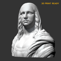 Small Mona Lisa 3D print model 3D Printing 468910