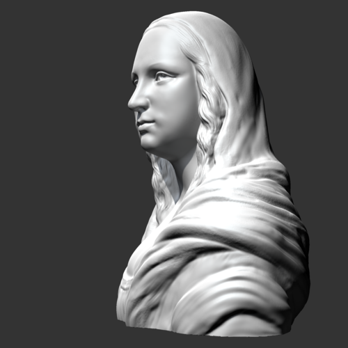 Mona Lisa 3D print model 3D Print 468911