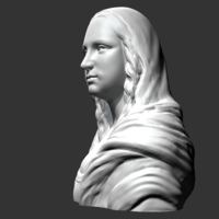 Mona Lisa 3D print model - Thumbnail 2