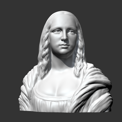 Mona Lisa 3D print model 3D Print 468915