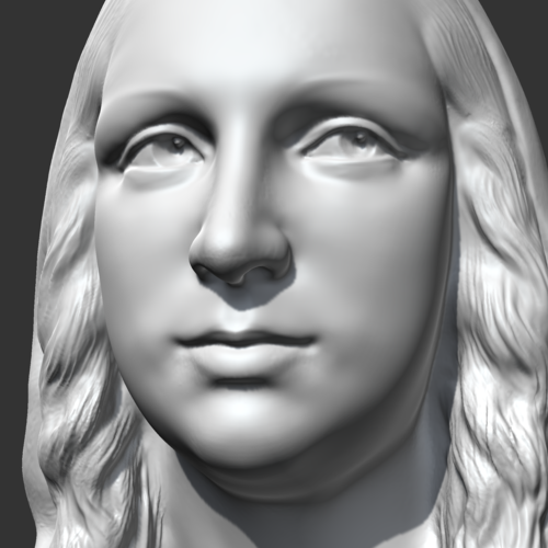 Mona Lisa 3D print model 3D Print 468916