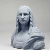 Mona Lisa 3D print model - Thumbnail 8