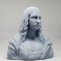 Mona Lisa 3D print model - Thumbnail 13