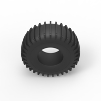 Diecast Trom tire Scale 1 to 25 - Thumbnail 6