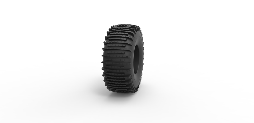 Diecast Trom tire 3 Scale 1 to 25 3D Print 469183