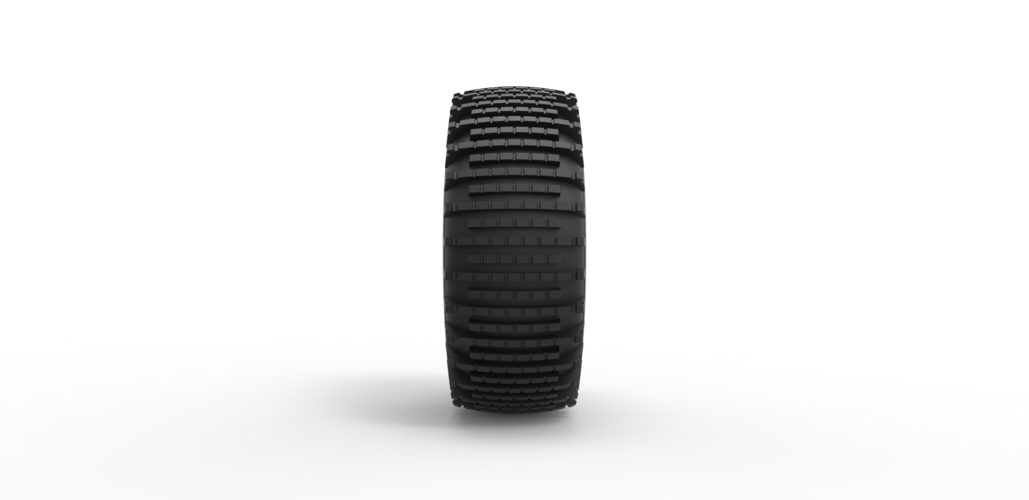 Diecast Trom tire 3 Scale 1 to 25 3D Print 469184