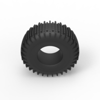 Diecast Trom tire 3 Scale 1 to 25 - Thumbnail 6