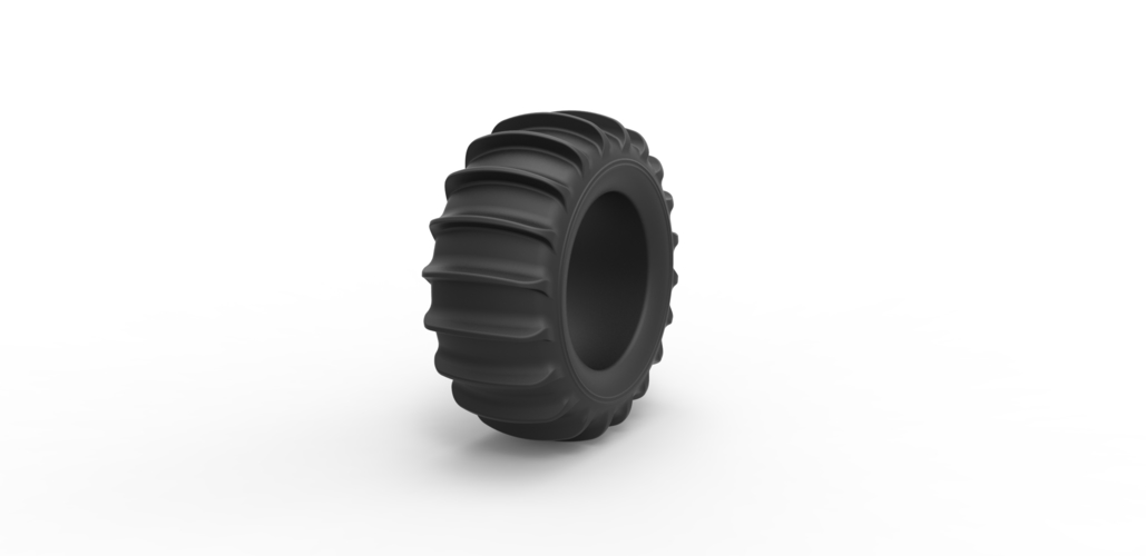 Diecast Dune buggy rear tire Scale 1 to 10 3D Print 469299