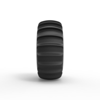 Diecast Dune buggy rear tire Scale 1 to 10 - Thumbnail 4