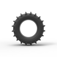 Diecast Dune buggy rear tire Scale 1 to 10 - Thumbnail 5