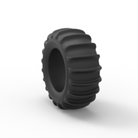 Diecast Dune buggy rear tire Scale 1 to 10 - Thumbnail 8