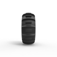 Diecast Dune buggy rear tire 2 Scale 1 to 10 - Thumbnail 4