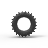 Diecast Dune buggy rear tire 2 Scale 1 to 10 - Thumbnail 5