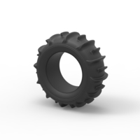 Diecast Dune buggy rear tire 2 Scale 1 to 10 - Thumbnail 7