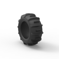 Diecast Dune buggy rear tire 2 Scale 1 to 10 - Thumbnail 8