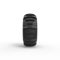 Diecast Dune buggy rear tire 3 Scale 1 to 10 - Thumbnail 4