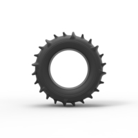 Diecast Dune buggy rear tire 3 Scale 1 to 10 - Thumbnail 5