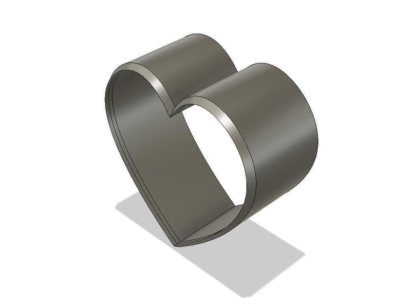 hart shap fondant cutter