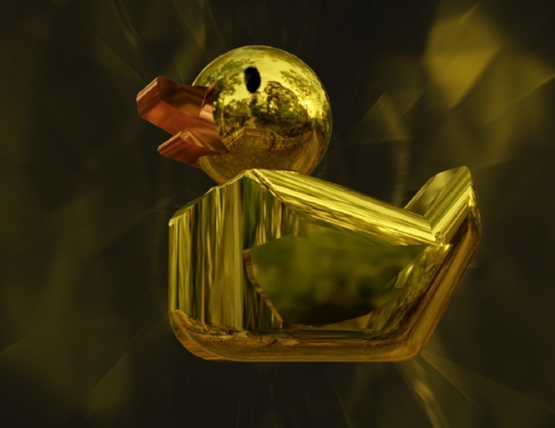 Rubber ducky (may need resize, created in blender.)