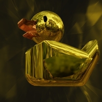 Small Rubber ducky (may need resize, created in blender.) 3D Printing 469340