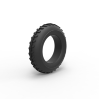 Diecast dune buggy front tire 2 Scale 1 to 10 - Thumbnail 2