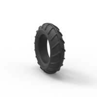 Diecast mud dragster front tire Scale 1 to 10 - Thumbnail 8