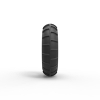 Diecast mud dragster front tire 2 Scale 1 to 10 - Thumbnail 4