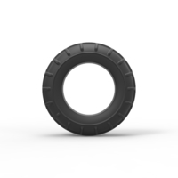 Diecast mud dragster front tire 2 Scale 1 to 10 - Thumbnail 5