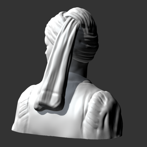 Girl with a Pearl Earring 3D print model 3D Print 469411