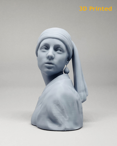 Girl with a Pearl Earring 3D print model 3D Print 469415