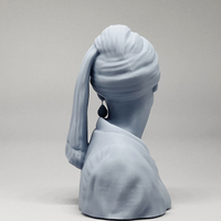 Girl with a Pearl Earring 3D print model - Thumbnail 9