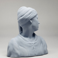 Girl with a Pearl Earring 3D print model - Thumbnail 10