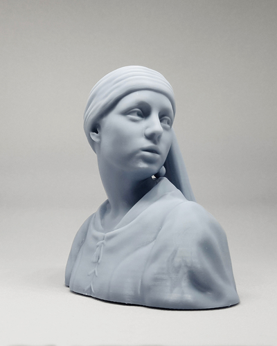 Girl with a Pearl Earring 3D print model 3D Print 469420