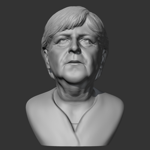 Angela Merkel 3D print model 3D Print 469434