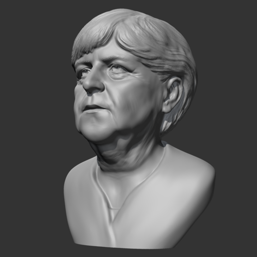 Angela Merkel 3D print model 3D Print 469435