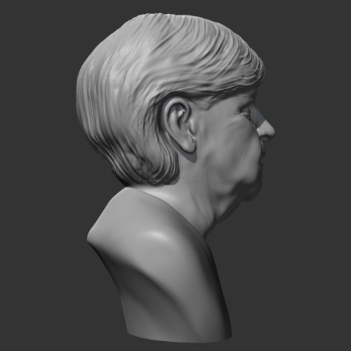 Angela Merkel 3D print model 3D Print 469438