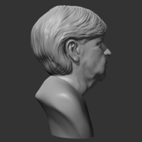 Angela Merkel 3D print model - Thumbnail 6