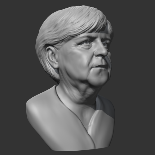 Angela Merkel 3D print model 3D Print 469439