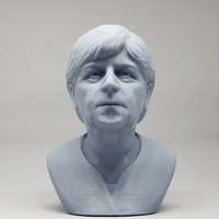 Angela Merkel 3D print model - Thumbnail 8