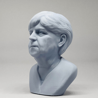 Angela Merkel 3D print model - Thumbnail 9