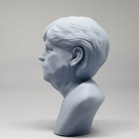 Angela Merkel 3D print model - Thumbnail 10