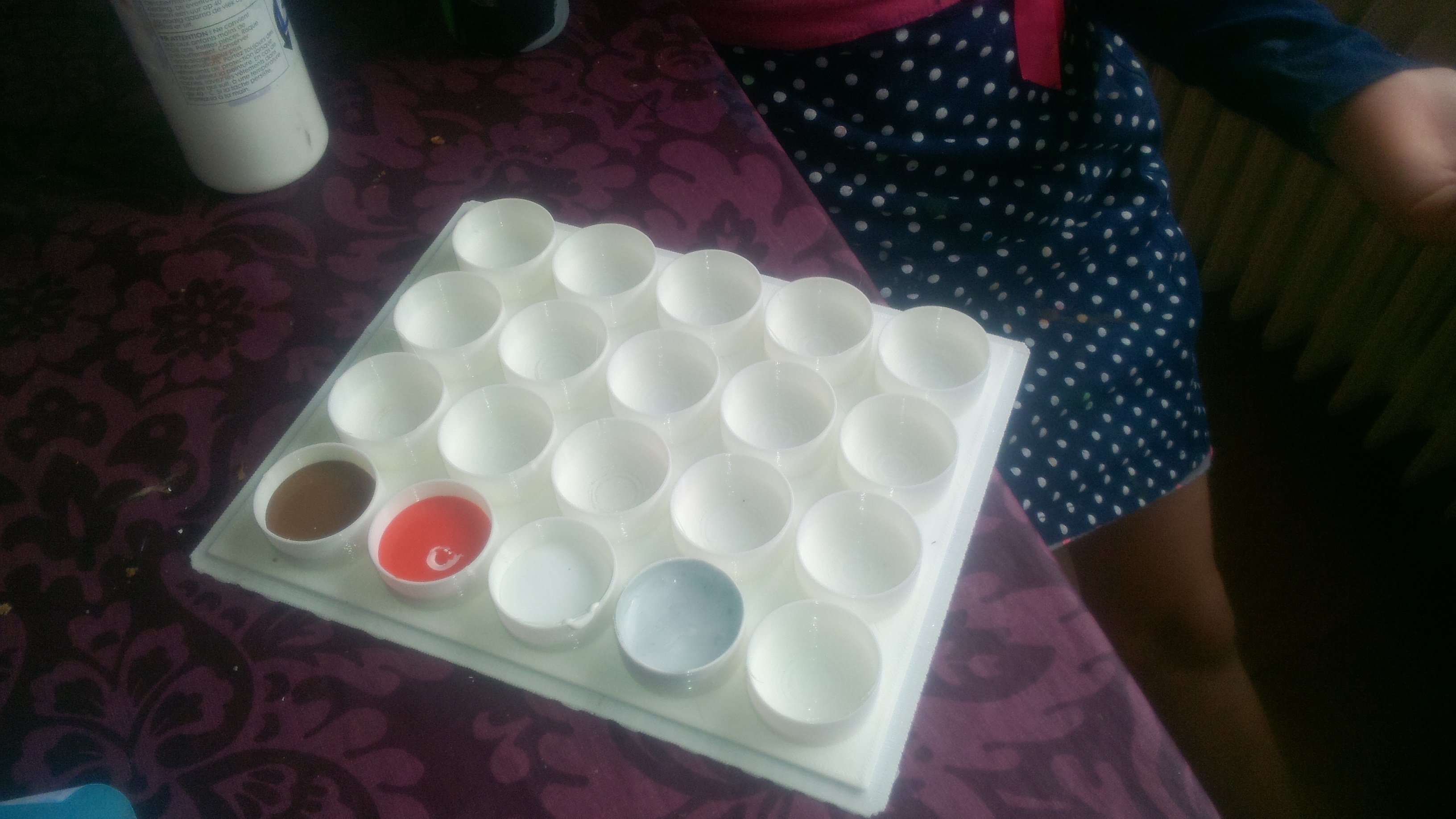 3D Printed Paint Tray ____ each tray will individually be sealed by mvs