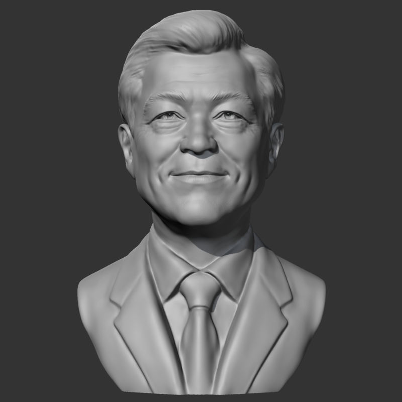 Moon Jae-in 3D print model