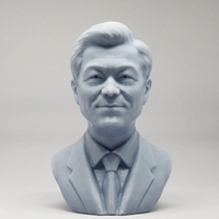 Moon Jae-in 3D print model - Thumbnail 7