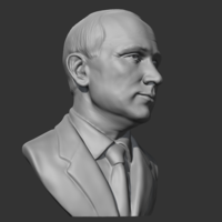 Vladimir Putin 3D print model - Thumbnail 1