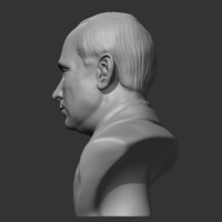 Vladimir Putin 3D print model - Thumbnail 6