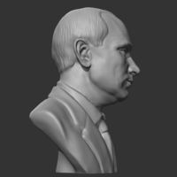 Vladimir Putin 3D print model - Thumbnail 10