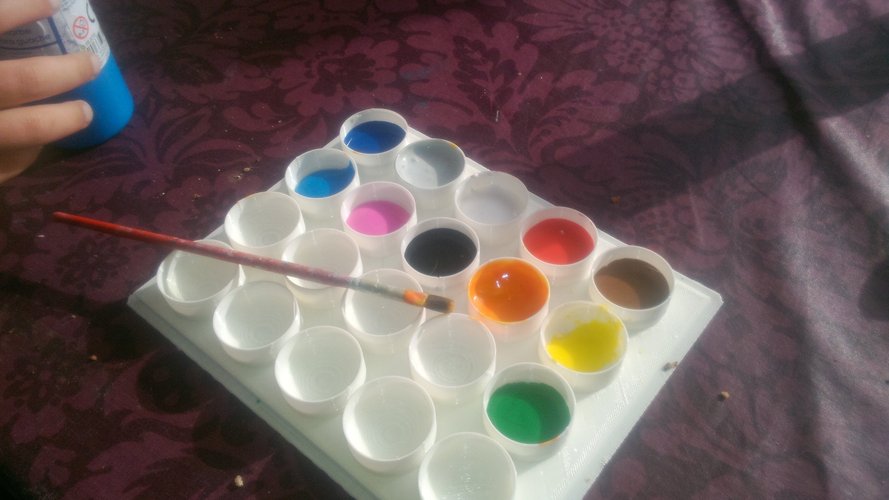 Paint Tray ____ each tray will individually be sealed 3D Print 46956